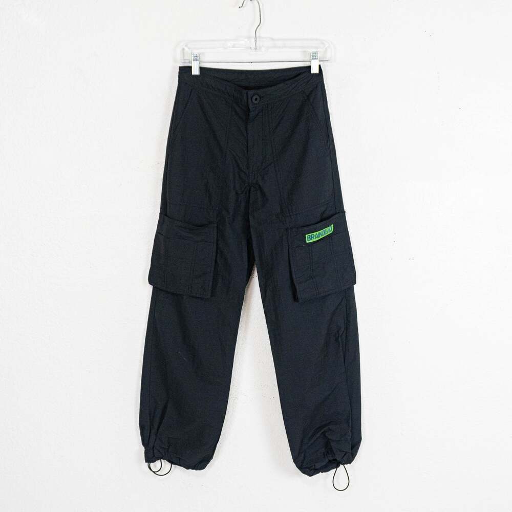 Brain Dead Women's knife pleat Run Pant Cargo in Black size XS